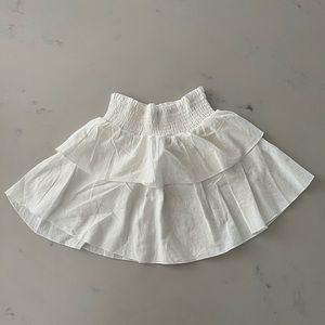 Ruffled mini skirt